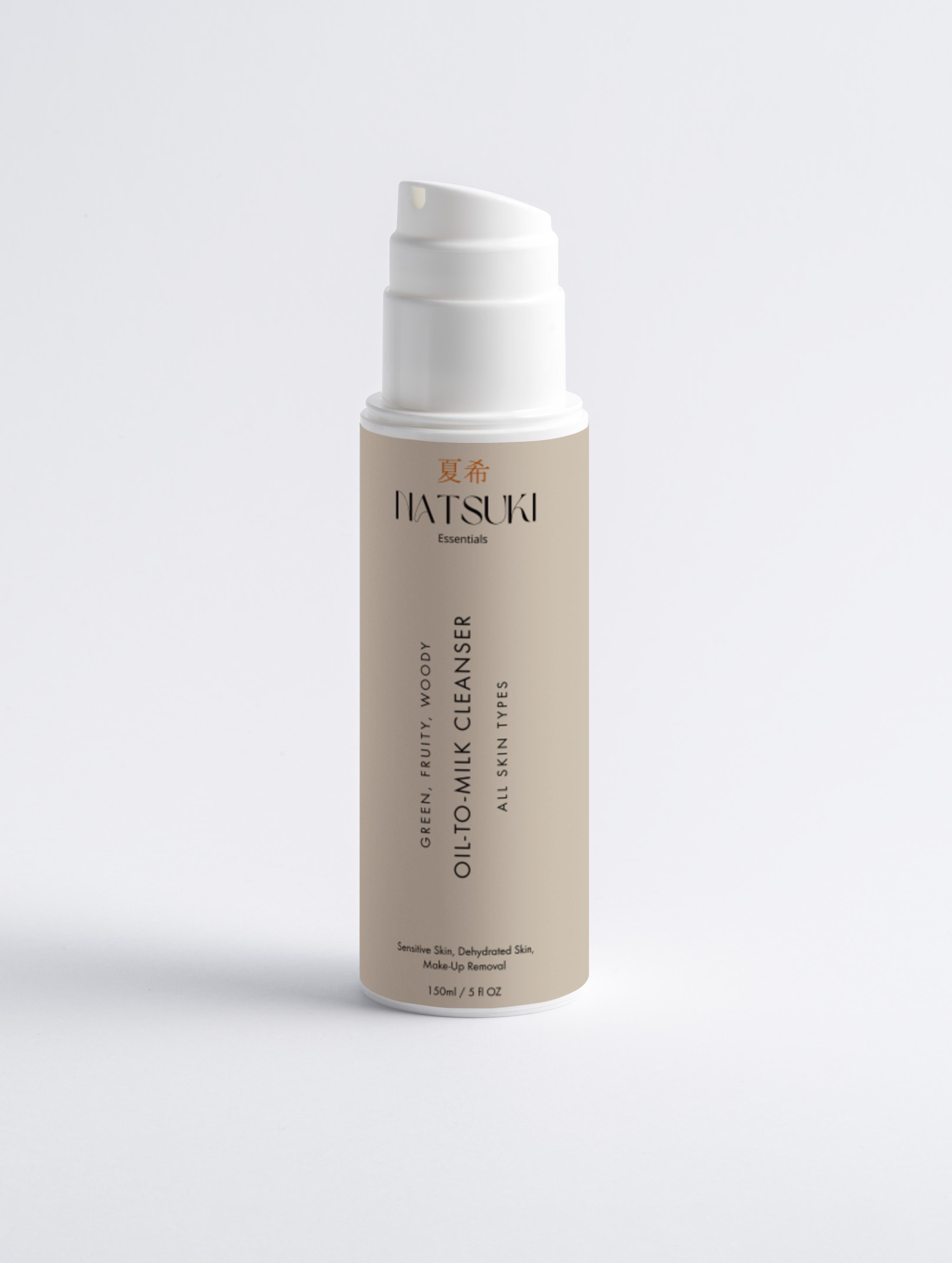 lucky bamboo oil to milk cleanser Sensitive Skin Oil-To-Milk Cleanser – Natsuki Essentials